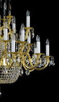 Luster mosadzný luxusný L359CLN