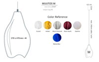 Svítidlo moderní Muutos M
