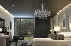 Bedroom Chandeliers and Ceiling Lights