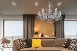 Choose crystal chandeliers by room