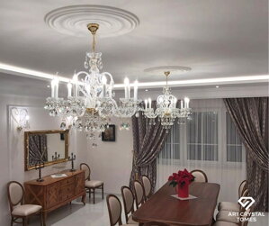 The Charm of Crystal in a Classic Interior: Family House in Warsaw (PL)