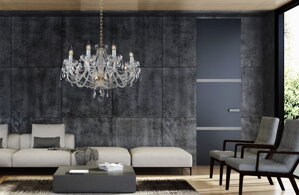 Crystal chandelier for living room