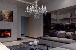 Crystal chandelier fot living room