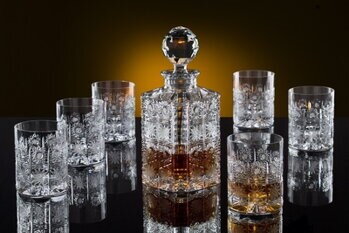 Juegos de copas de cristal checo | Artcrystal.cz