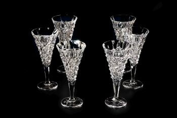 Crystal Water Glasses – Bohemian VRF collection - Bohemia Crystal -  Original crystal from Czech Republic.