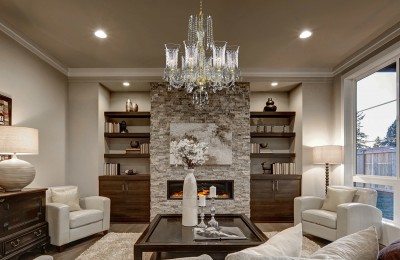 Living Room Chandelier LLCH8Crystal-DT