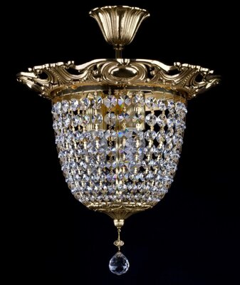 Chandelier with strass trimmings L377CE