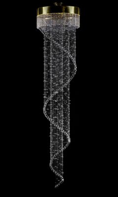 Lámpara de cristal de espiral L448CE