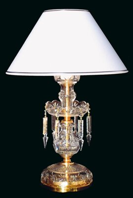 Lámpara de mesa de cristal ES670103sirm