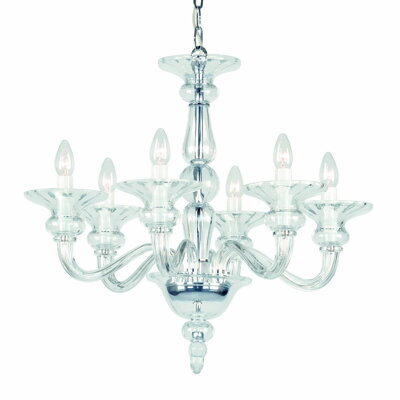 Clear Glass Chandelier Preciosa Odetta 6