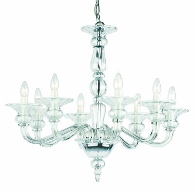 Glass chandelier Odetta 8
