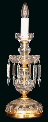 Lámpara de mesa de cristal ES670103
