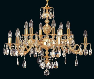 Brass chandelier EL8551202