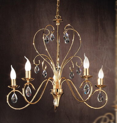 Retro chandelier OLU16585 gold