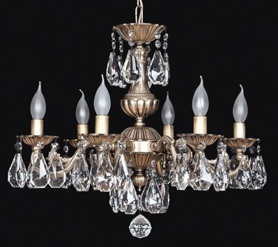 Brass chandelier EL860609PT
