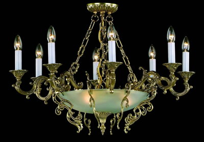 Art Nouveau chandelier PS193*