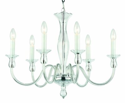 Clear Glass Chandelier Amelie 6