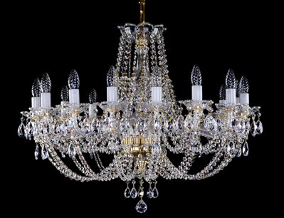 Cut glass crystal chandelier L021CLN