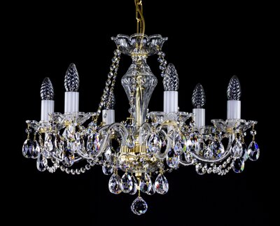 Cut glass crystal chandelier L032CLN