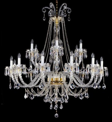 Cut glass crystal chandelier luxury L16041CLN