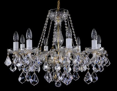 Cut glass crystal chandelier L16048CLN