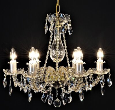 Cut glass crystal chandelier LW142062100G