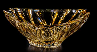 Glass bowl yellow BF6KG02330