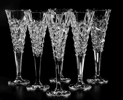 Glasses for sparkling wine set 6 pcs BG07270 