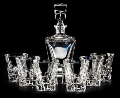 Set de whisky de cristal BG07970S