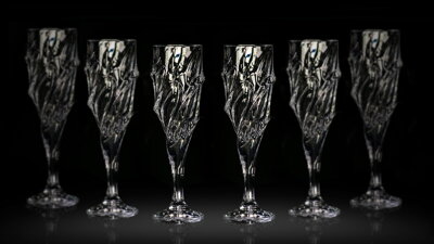 Glasses for sparkling wine set 6 pcs BG50070