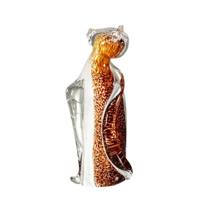 Glass figurine - cat  JA/KOS/HNWH