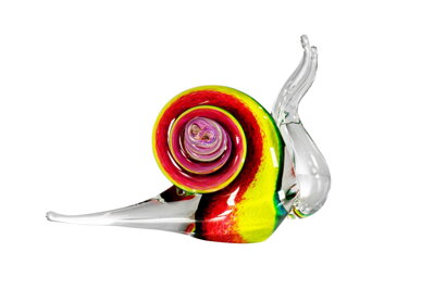 Glass figurine - snail JA/SNM/CEZE
