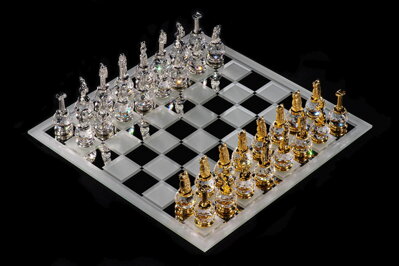 Šachy skleněné Recko025