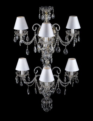 Crystal wall lamp EN117601SPB