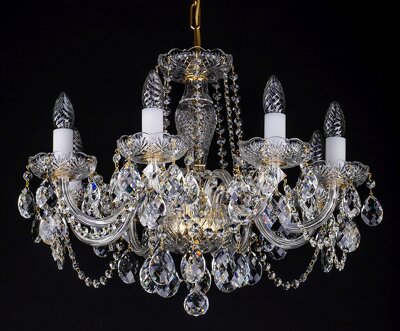 Cut glass crystal chandelier L16053CLN