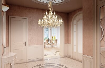 Hall and Staircase Chandeliers in urban style EL1022802