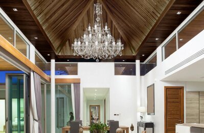 Chandelier for the hall of the house in modern style EL1022802