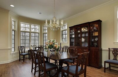 Dinner room in country style crystal chandelier AL225