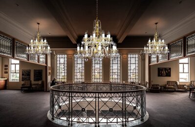 Crystal chandelier for restaurant in chateau style L123CE