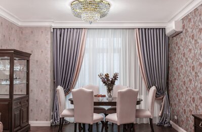 Dinner room in chateau style crystal chandelier L214CLN