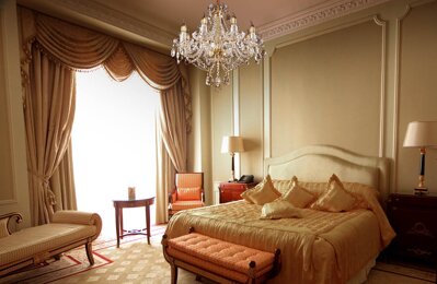 Bedroom in chateau style crystal chandelier EL110801