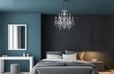 Modern crystal chandelier for bedroom in provance style EL2186+3+209