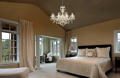 Bedroom in country style crystal chandelier EL665819