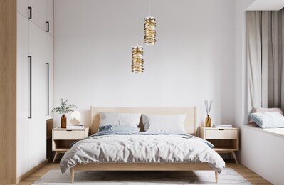 Moderní svítidlo do moderní ložnice v skandinávském stylu ELC03