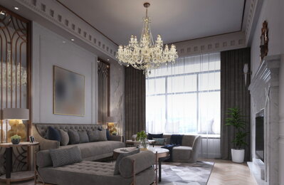 Living Room Crystal Chandeliers AL036