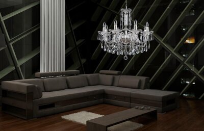 Living Room in industrial style Crystal Chandeliers EL432808