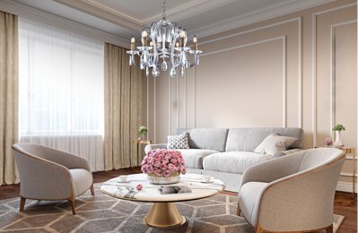 Living Room Crystal Chandelier EL209609