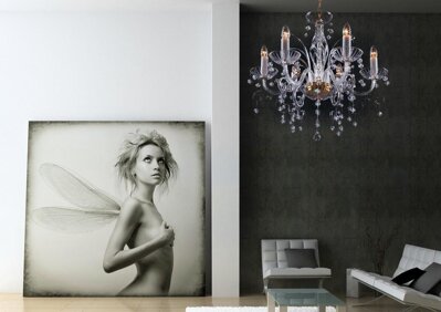Living room crystal chandelier in modern style EL417609