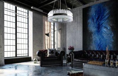 Living Room Crystal Chandeliers ELH001