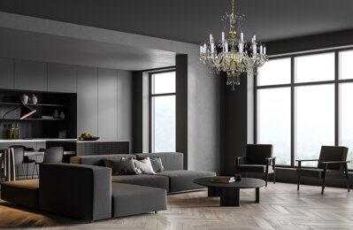 Living Room Crystal Chandeliers L015CE